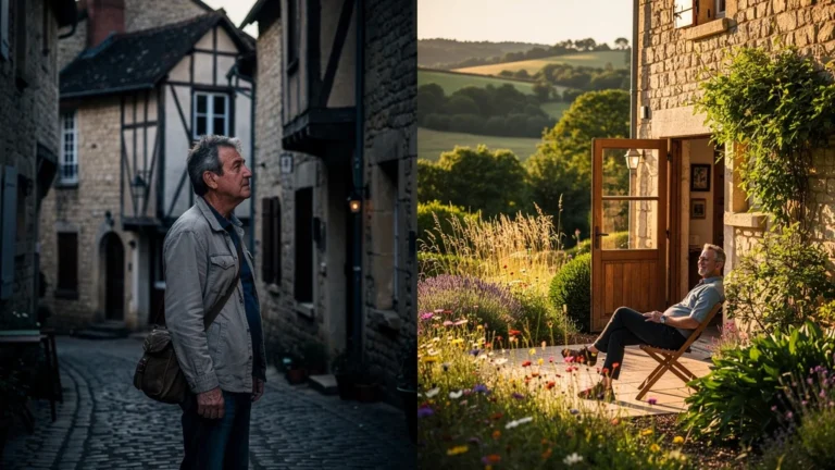 Comparaison gîte calme en campagne et agitation d’un gîte dans Sarlat intra-muros