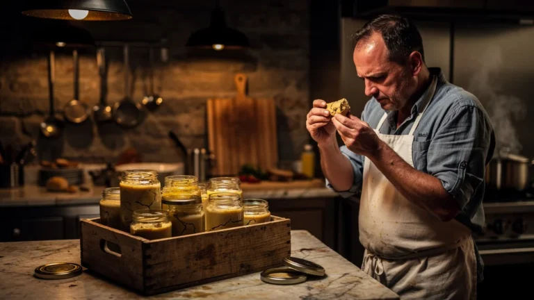 Foie gras mal déveiné dans des bocaux cassés, gaspillage d’une préparation à 90€ en cuisine