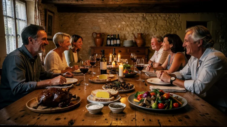 Table d'hôtes à Carsac avec cuisine périgourdine traditionnelle et ambiance chaleureuse conviviale