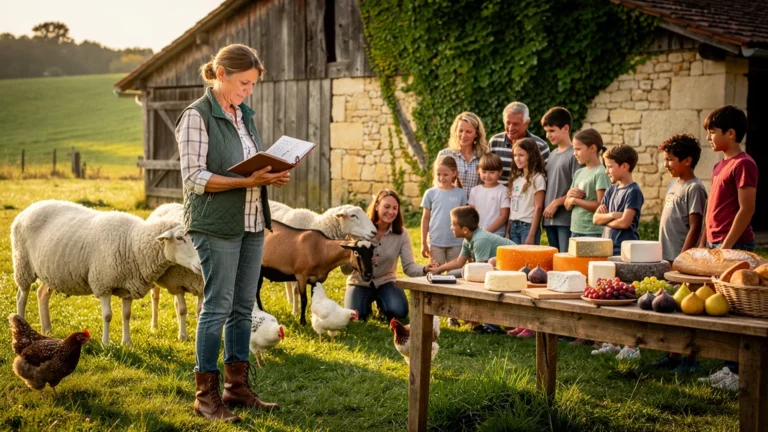 Découverte immersive des fermes pédagogiques du Périgord Noir avec dégustation et carnet de notes