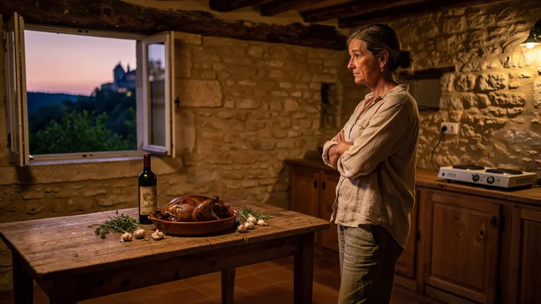 Cuisine rustique à Limeuil sans four, déception cuisiner confit dans un gîte charmant